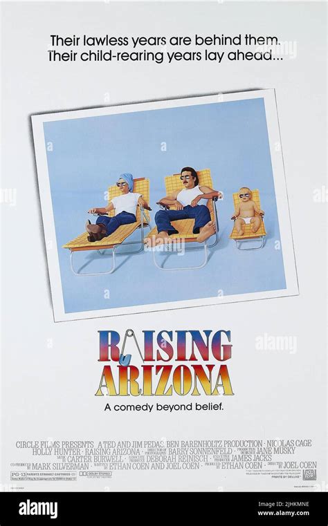 MOVIE POSTER, RAISING ARIZONA, 1987 Stock Photo - Alamy