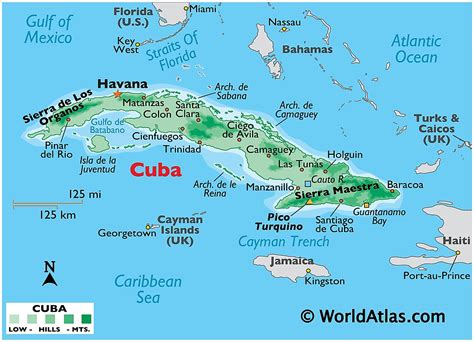 Cuba Beaches Map