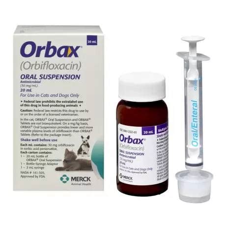 Orbax Oral Suspension: Orbifloxacin Tablets - VetRxDirect.com