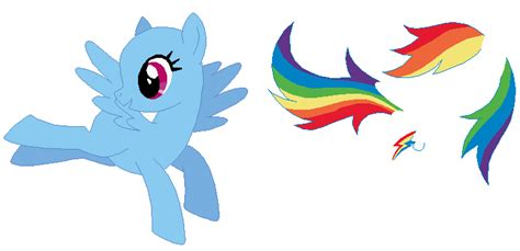 MLP Rainbow Dash Base 01 by SelenaEde on DeviantArt