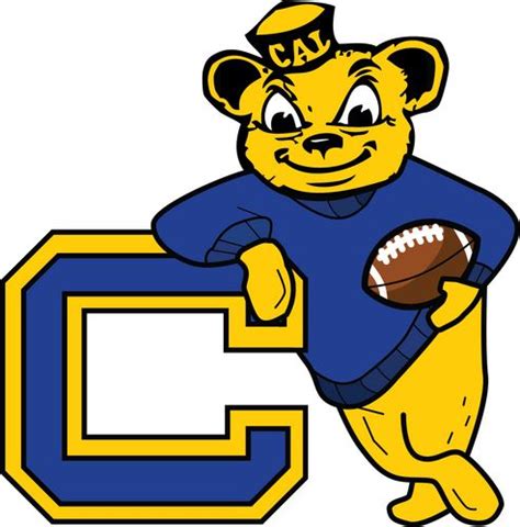 California Berkeley Golden-bears Retro Logo Uc Berkeley Mascot, Cal Bears Football, University ...