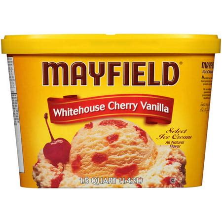 Mayfield Whitehouse Cherry Vanilla Select Ice Cream, 1.5 qt - Walmart.com