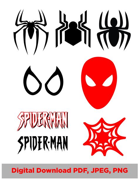 Spiderman Logo Spiderman SVG Bundle Vector Designs Cricut | Etsy Canada