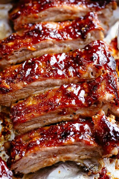 Sticky Oven Barbecue Ribs | Receta costillas de cerdo, Recetas de comida, Comidas con cerdo