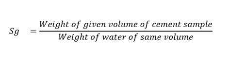 Specific Gravity Test of Cement - OkCivil