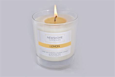 Buy Lemon Candle | Lemon Scented Candle Online UK - Newshome Candles