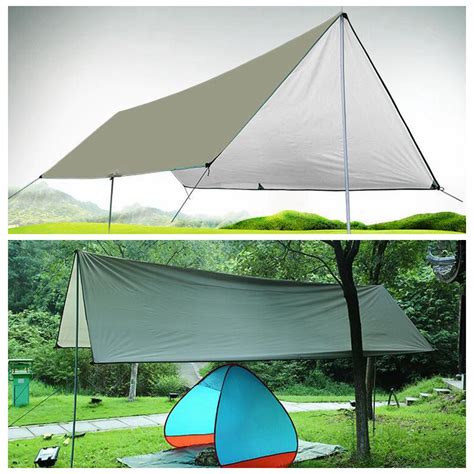 2019 Waterproof Camping Mat 3*4M Mattress Outdoor Tent Cloth Multifunction Awning Tarps Canopy ...