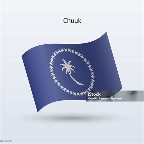 Chuuk Flag Stock Illustration - Download Image Now - Chuuk, Clip Art, Curve - iStock