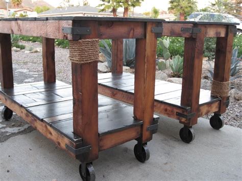 Custom Made Rustic Utility Carts by Thecarpenterant | CustomMade.com