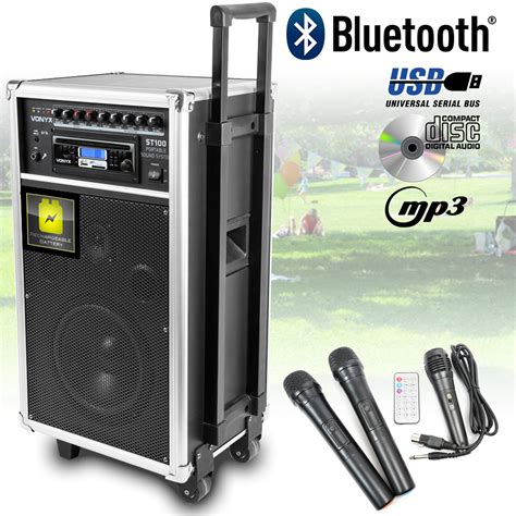 Vonyx ST100 Portable PA System with Wireless Mic & Bodypack Mic