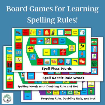 Spelling Rules Board Game Bundle by Reading With Sarah | TPT