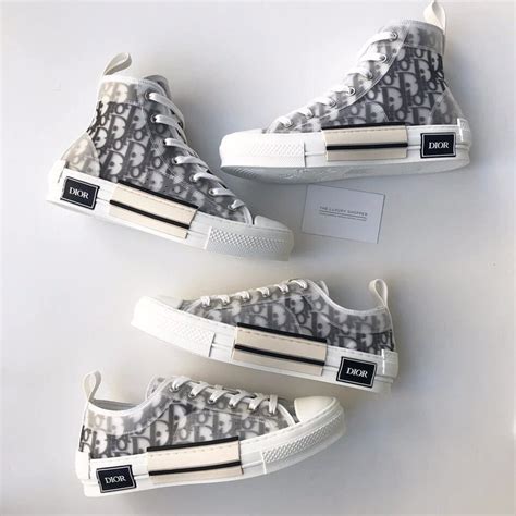 DIOR B23 OBLIQUE LOW TOP SNEAKERS