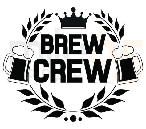 Brew Crew Design SVG Illustrator or PDF File | Etsy España