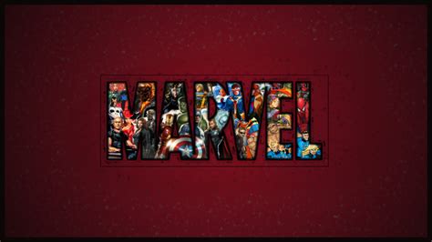 Marvel Logo Wallpaper - WallpaperSafari