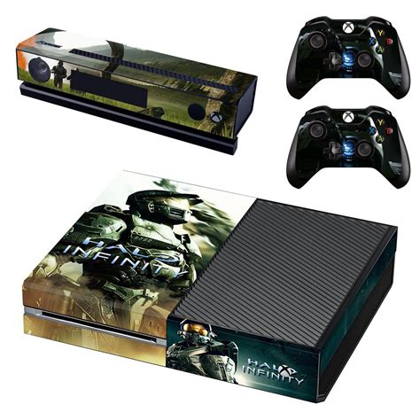 Xbox One And Controllers Skin Sticker - Halo 4 - ConsoleSkins.co