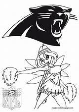 Nfl Carolina Panthers Coloring Page Pages sketch template