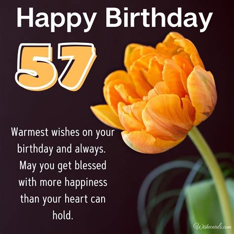 Beautiful Happy 57th Birthday Images and Funny Cards