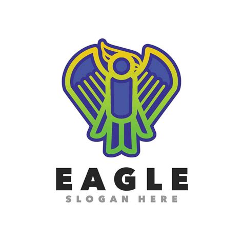 Eagle line art logo 23666769 Vector Art at Vecteezy