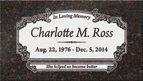 Individual Headstone Designs | Pacific Coast Memorials