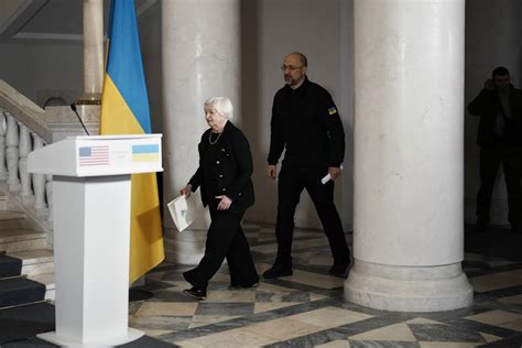 Janet Yellen visits Ukraine, underscores US economic support