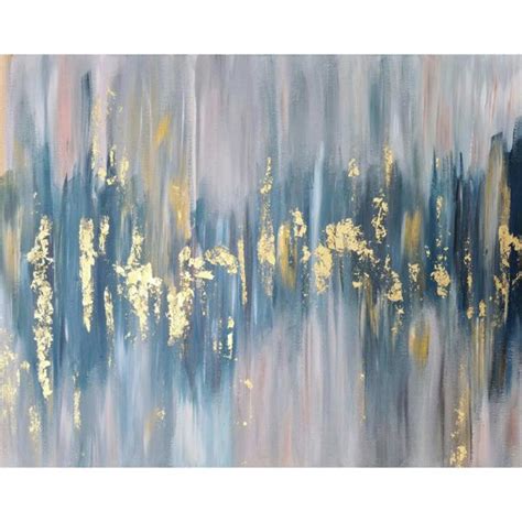 Abstract Art with Gold Leaf | Painting Ideas | Gifts | We Love Art