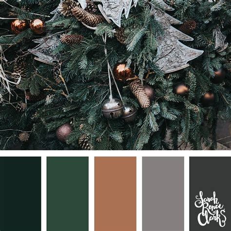 Daily color inspiration from @sarahrenaeclark | Christmas color palette, Decor color schemes ...