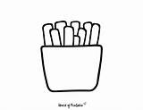 How To Color Mcdonald French Fries Kids Coloring Page Youtube/french  sketch template