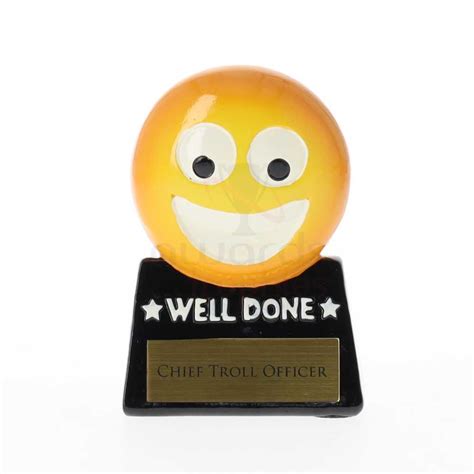 Well Done Emoji 85mm Achievement - AwardsAndTrophies.com.au