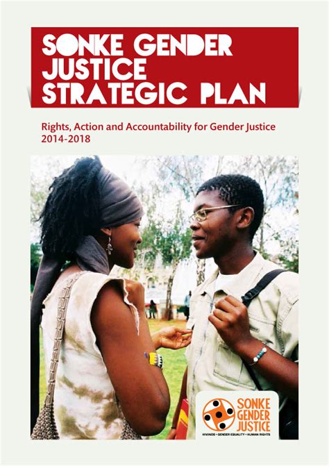 Sonke Gender Justice Strategic Plan - Sonke Gender Justice