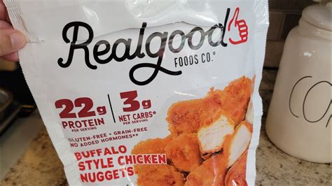 Real Good Foods Low Carb Chicken Nuggets, 20 Oz Bag (Frozen ...