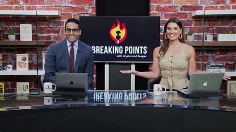 Krystal and Saagar REVEAL The New Breaking Points Set | Krystal, Reveal, Breaking news