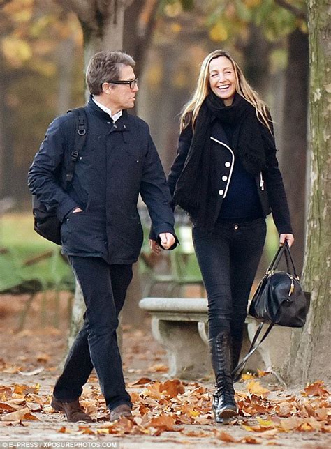 Hugh Grant 'becomes a father for the fourth time' with girlfriend Anna Eberstein | Daily Mail Online