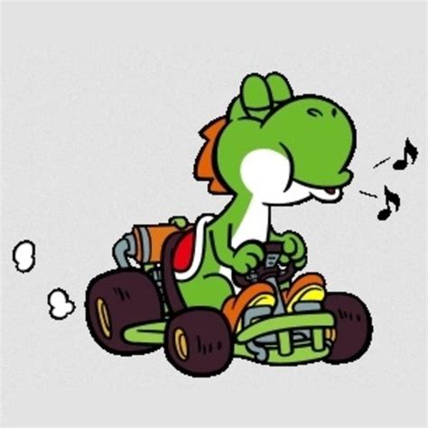 Yoshi mario kart - squaremzaer