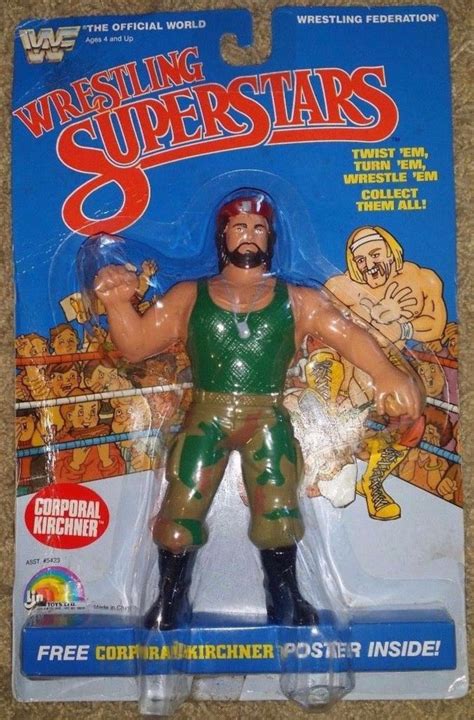 1986 WWF LJN Wrestling Superstars Series 3 Corporal Kirchner [With Bea ...