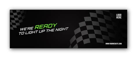 Premium Vector | Racing banner design template background