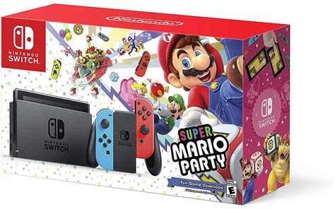 Nintendo Switch w/ Super Mario Party (Full Game Download) - Bundle ...