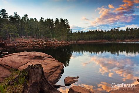 sunrise on woods canyon lake