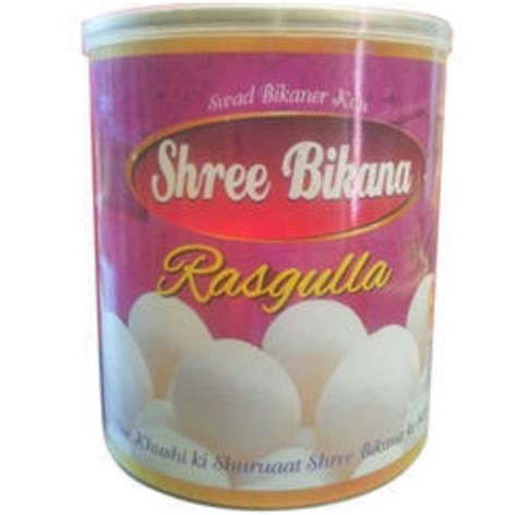 Shree Bikaner White Rasgulla With Delightful Traditional Tasty & Delicious Flavour Fat: 1.2 ...