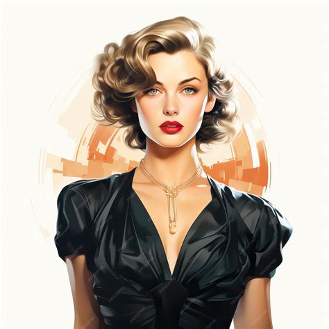 Premium Vector | Geometric vector old hollywood vector on white background