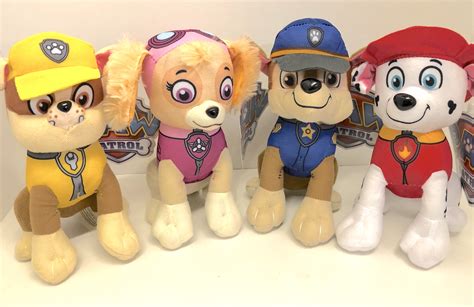 Paw Patrol Set of 4 Plush Toys - Walmart.com - Walmart.com