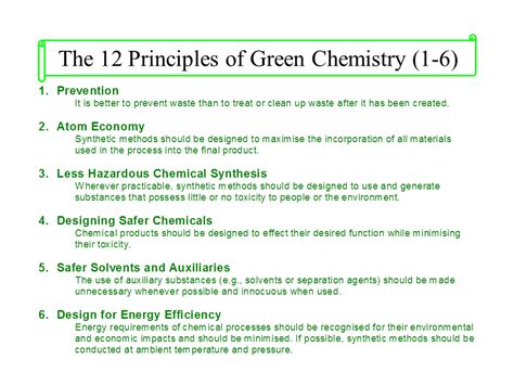 Green Chemistry - Presentation Chemistry