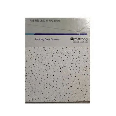 Fine Fissured HI-NRC RH99 Armstrong Fiber False Ceiling at ₹ 150/sq ft | Hindi Cinema Area ...