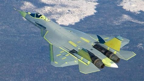 HD Wallpaper of the Sleek Sukhoi Su-57 Military Aircraft