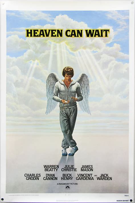 Heaven Can Wait / one sheet / advance / USA