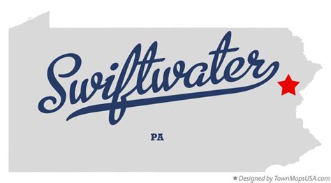 Map of Swiftwater, PA, Pennsylvania