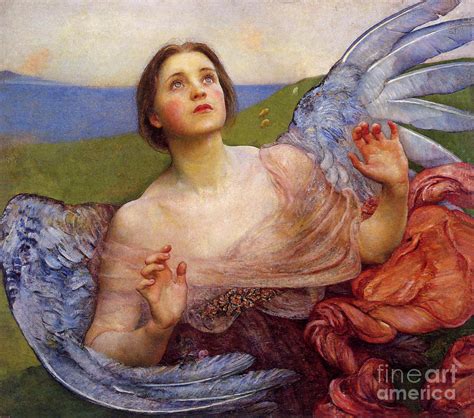 The Sense of Sight, Beautiful Angel antique spiritual art Painting by ...