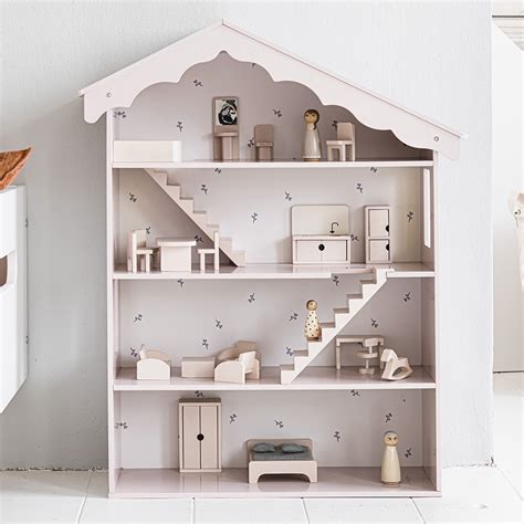 Beautiful Wooden Dolls House in Pink ️ Petite Amélie