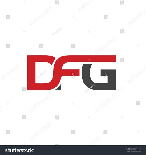 Dfg Letter Logo Design Vector Stock Vector (Royalty Free) 1908790681 | Shutterstock