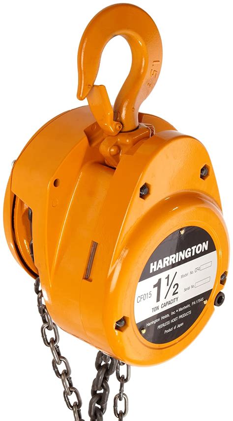 Harrington Hoist: CF Hand Chain Hoist 0.5-5 Ton - MTN SHOP