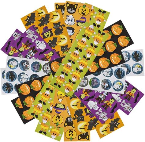 Amazon Lowest Price: ArtCreativity Assorted Halloween Stickers for Kids ...